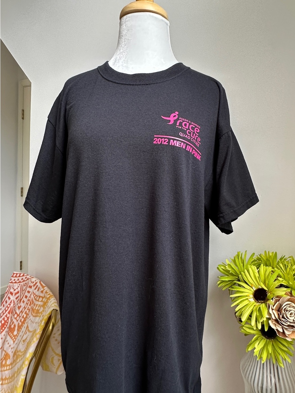 Men in Pink Breast Cancer Awareness Tee 2012